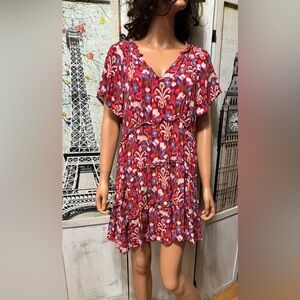 ANTHROPOLOGIE Robin Tiered Mini Dress